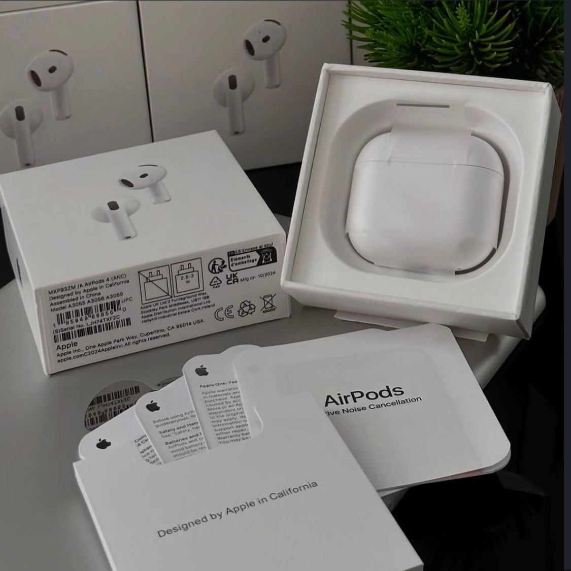 Airpods 4 with ANC, Spatial audio,Voice Isolation & Transparency Mode